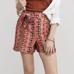 Anthropologie X Eva Franco Textured Shorts NWOT Size 2